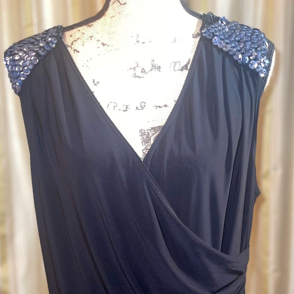 Silver Lined Evening Dress